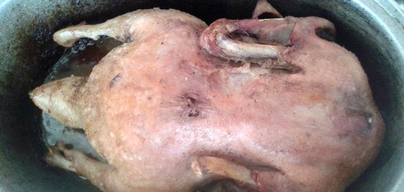 Фаршированная утка в духовке
