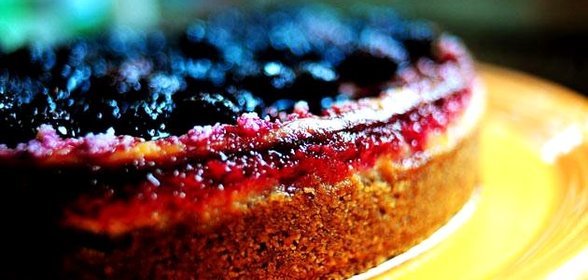 Ежевичный чизкейк