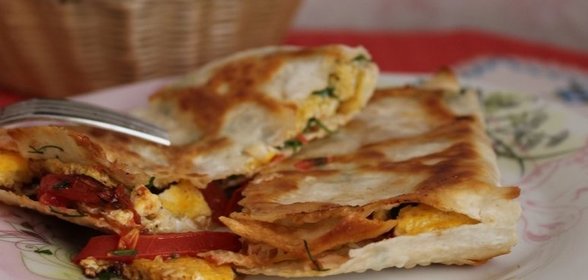 Жареные конвертики из лаваша