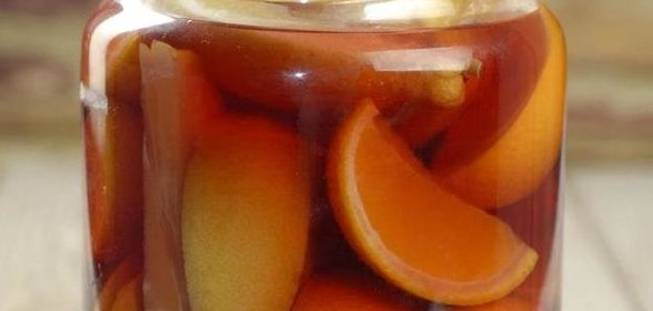 Апельсиновое вино с ванилью