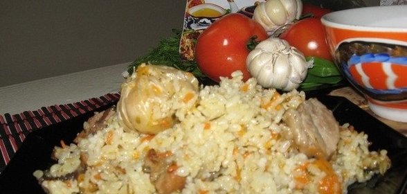Плов со свининой