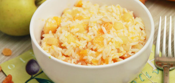 Плов с тыквой и фруктами. Zepter