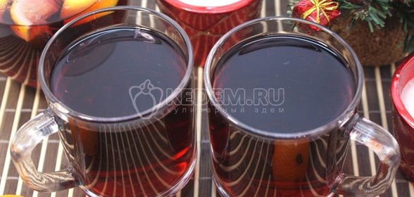 Глинтвейн с лимоном