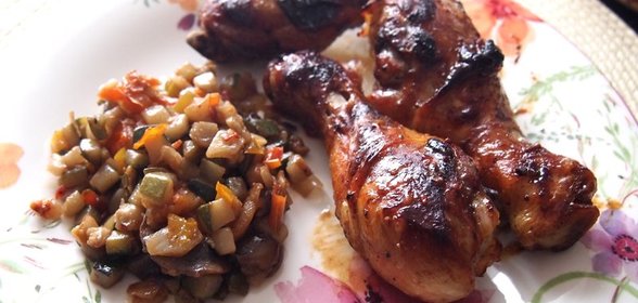 Курица в меду