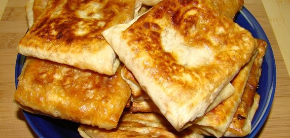Горячая закуска из лаваша