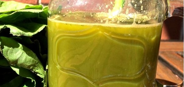 Сок из зелени