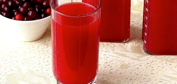 Квас из клюквы
