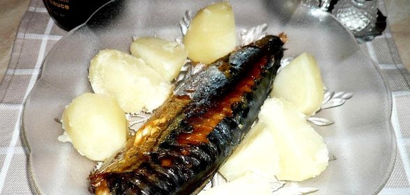 Скумбрия жареная натуральная