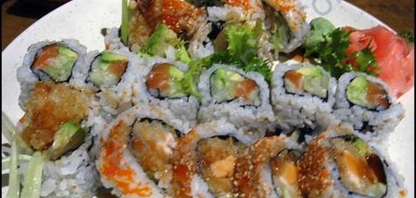 Небесные суши Темпура во фритюре