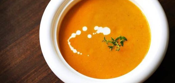 Крем-суп из батата и моркови
