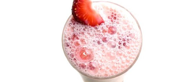 Ягодно-банановый милкшейк