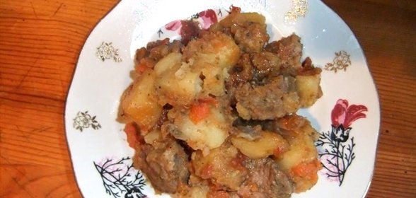 Жаркое из баранины в мультиварке