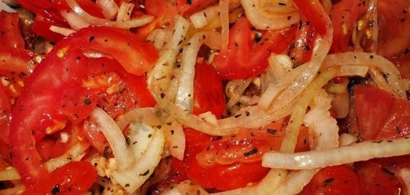 Вкусная закуска из помидор