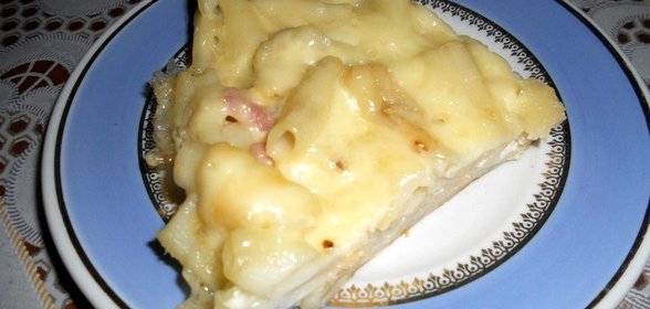 Запеканка макаронная с сыром