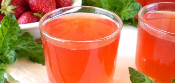 Клубничный морс