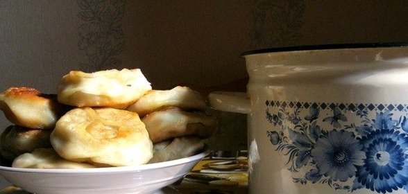 Манты в кастрюле