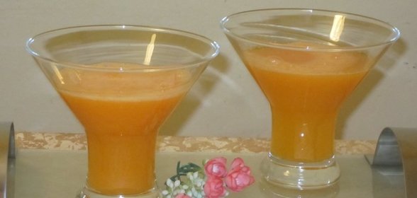 Морковно-ананасовый коктейль