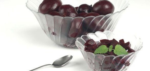 Запеченная свекла с мятой