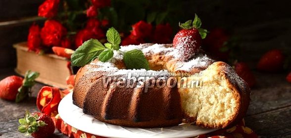 Кокосовый кекс на белках