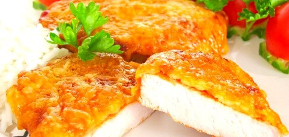 Свинина в сырной корочке