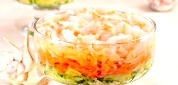 Салат-коктейль с креветками