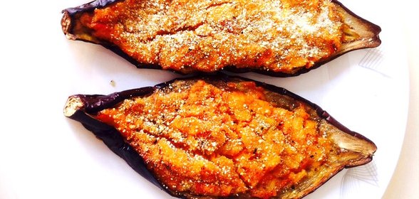 Баклажаны с рисом и йогуртом