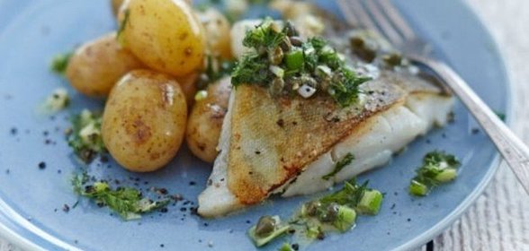 Филе трески с картофелем