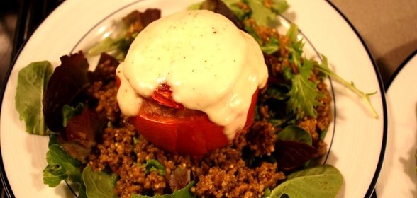 Помидоры, фаршированные грибами