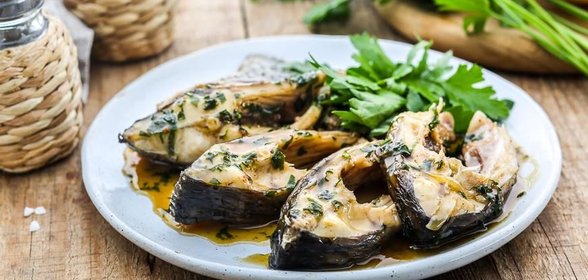 Карп в квасе по-русски