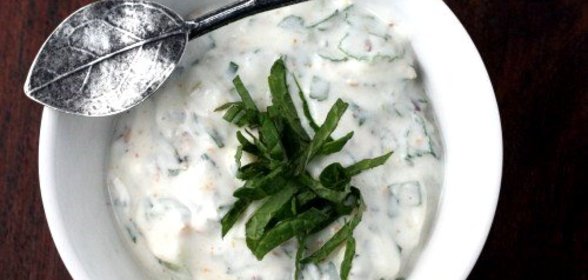 Огуречно-мятная райта