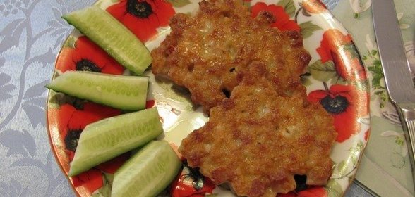 Котлеты из кусочков мяса