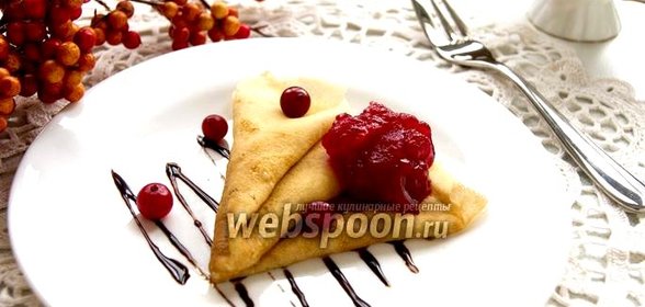 Мусс клюквенный с агар-агаром