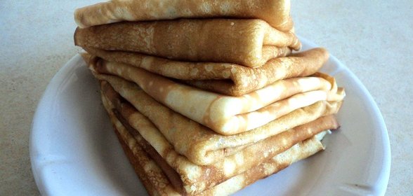 Блины на кефире