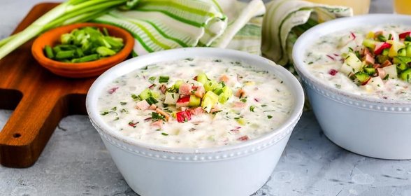 Окрошка с квасом