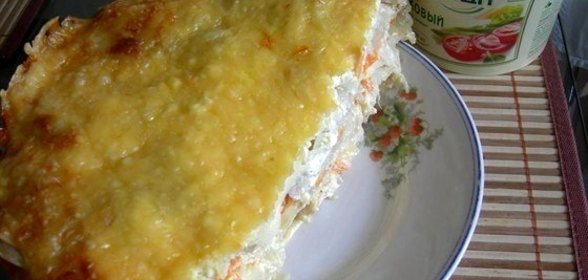 Куриное филе под шубой