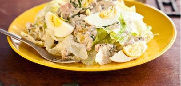 Теплый картофельный салат
