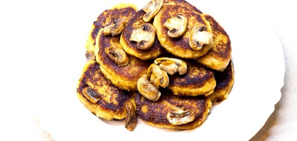 Постные котлеты с грецкими орехами