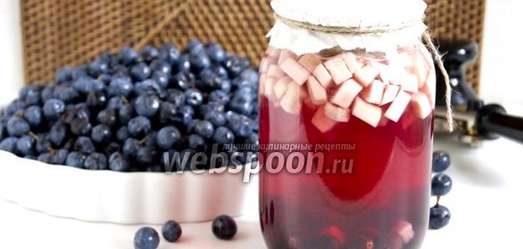 Компот с тёрном и кабачком