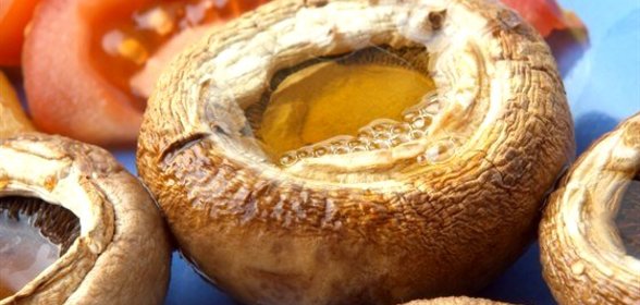 Грибы на кеци