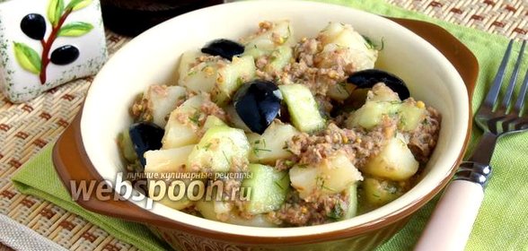 Салат из картофеля с тунцом
