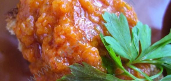 Мороженое с икрой кеты