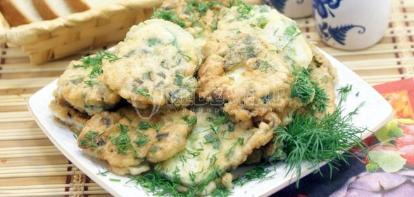 Кабачки в кляре