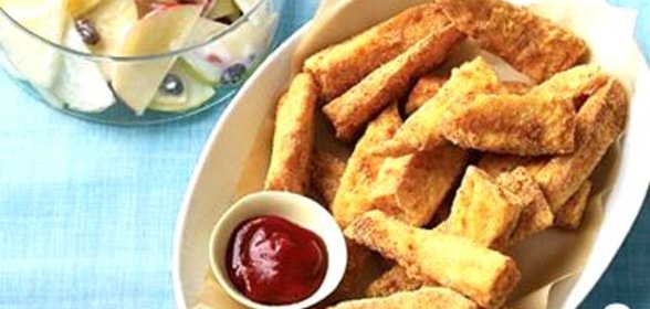 Хрустящие рыбные палочки