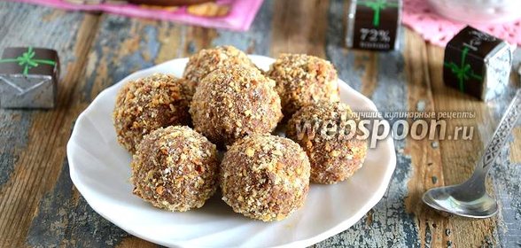 Шоколадно-творожные конфеты