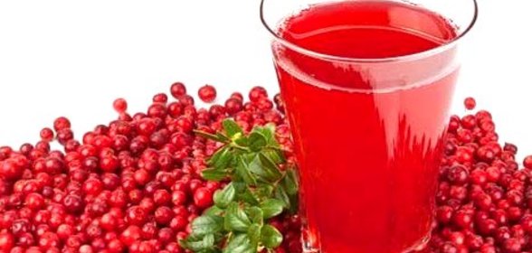 Домашний клюквенный морс
