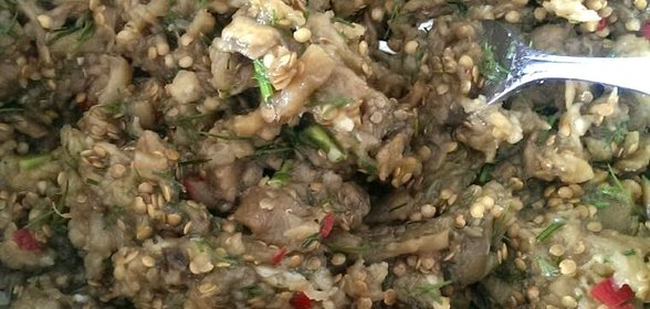 Салат из баклажанов по‑турецки