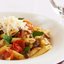 Пенне регате с курицей и грибами