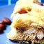 Пирог с курицей, миндалем и корицей