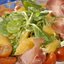 Салат с пармской ветчиной и апельсинами