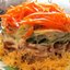 Cалат с корейской морковью и грибами